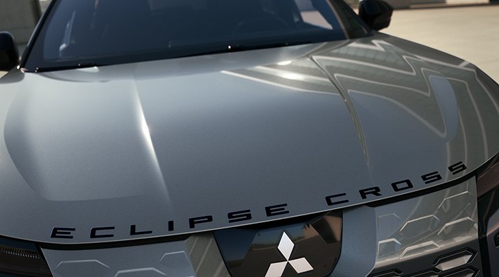 Nové Mitsubishi Eclipse Cross BEV: Nápis na kapotu